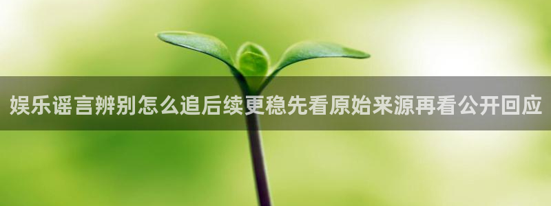 网络吃瓜话题:娱乐谣言辨别怎么追后续更稳先看原始来源再看公开回应